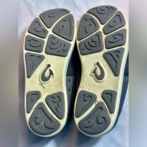 OluKai Nohea Moku Men’s Boat Shoes Size 11.5 Dark Shadow - Picture 5 of 12